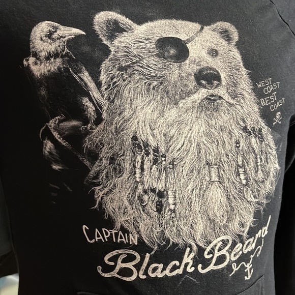 Westcoastees captain Blackbeard hoodie xsmall - Picture 4 of 5